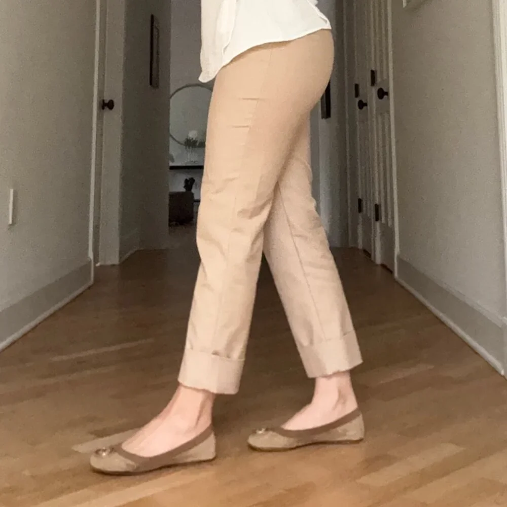 TORY BURCH Caroline Suede Ballerina Flats - Picture 3 of 12